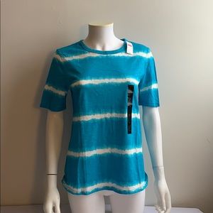 Banana Republic Malibu Tee Blue Tie Dye